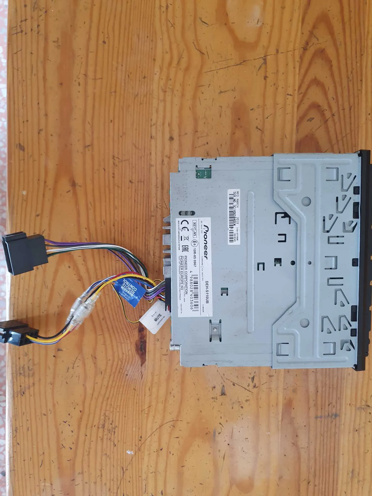 Poste pioneer d'origine importer