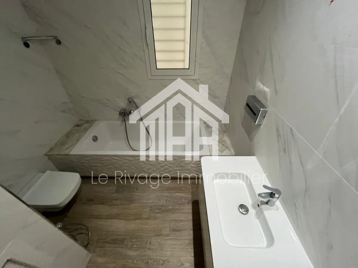un appartement S2 avec jardin