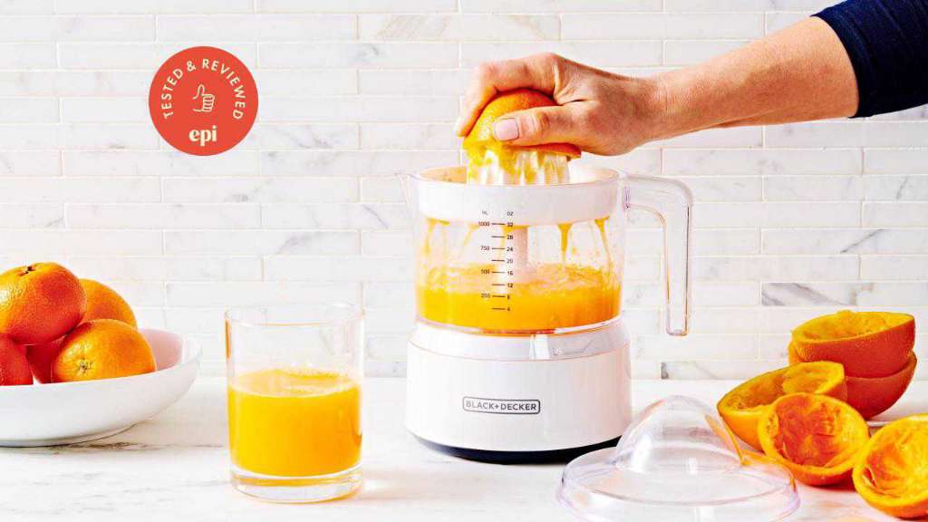 presse-agrumes électrique de la marque Black+Decker.