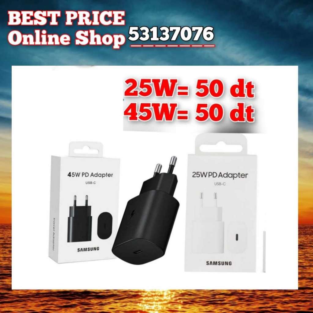 Adaptateur chargeur ( Type C-Type C) fast charging 45w ➖25w/Neuf cacheté