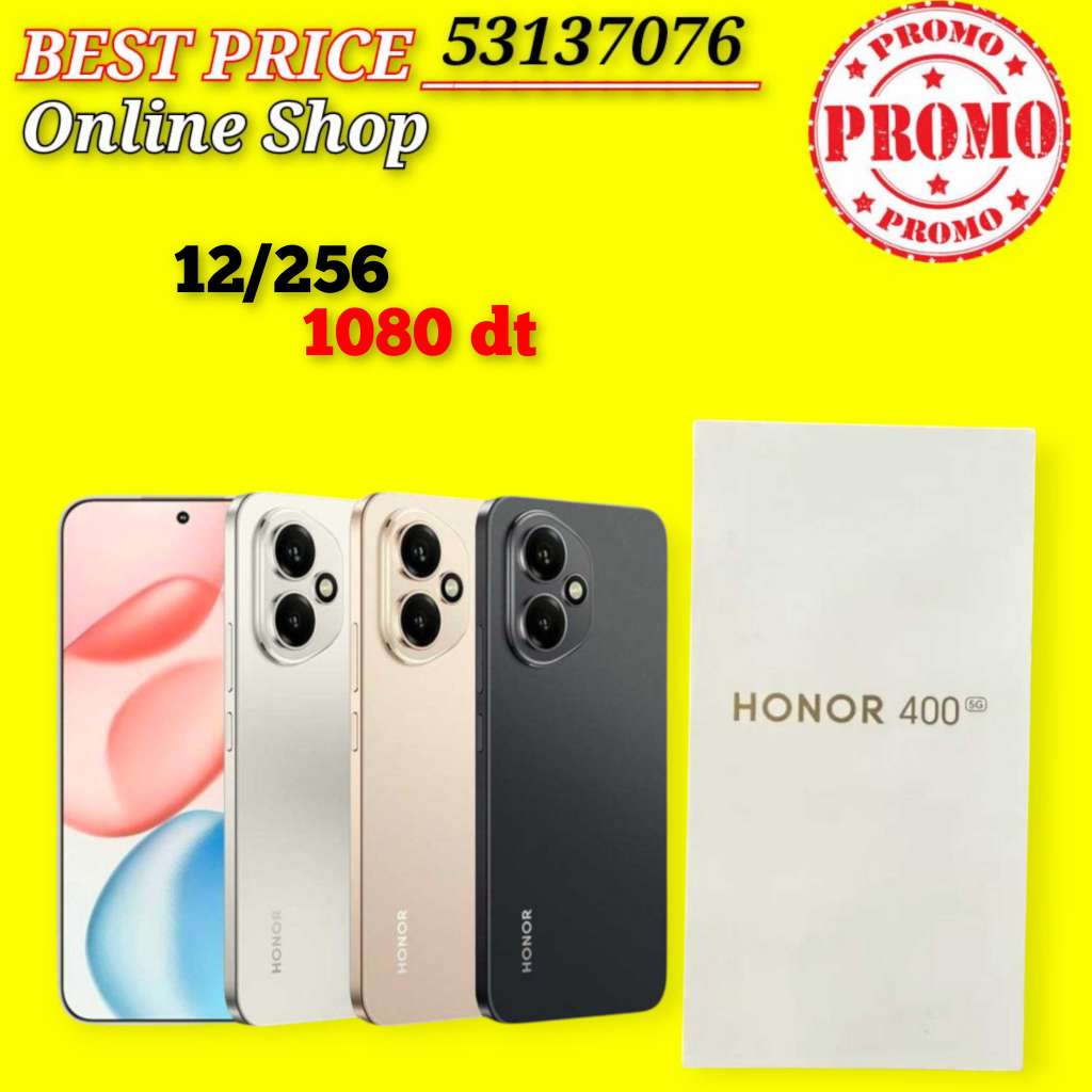 HONOR 400 5G 12/256 Cacheté Neuf paquet fermé # validé ✔️
