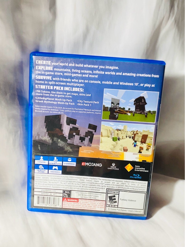 Minecraft PS4 – CD comme neuf 🎮