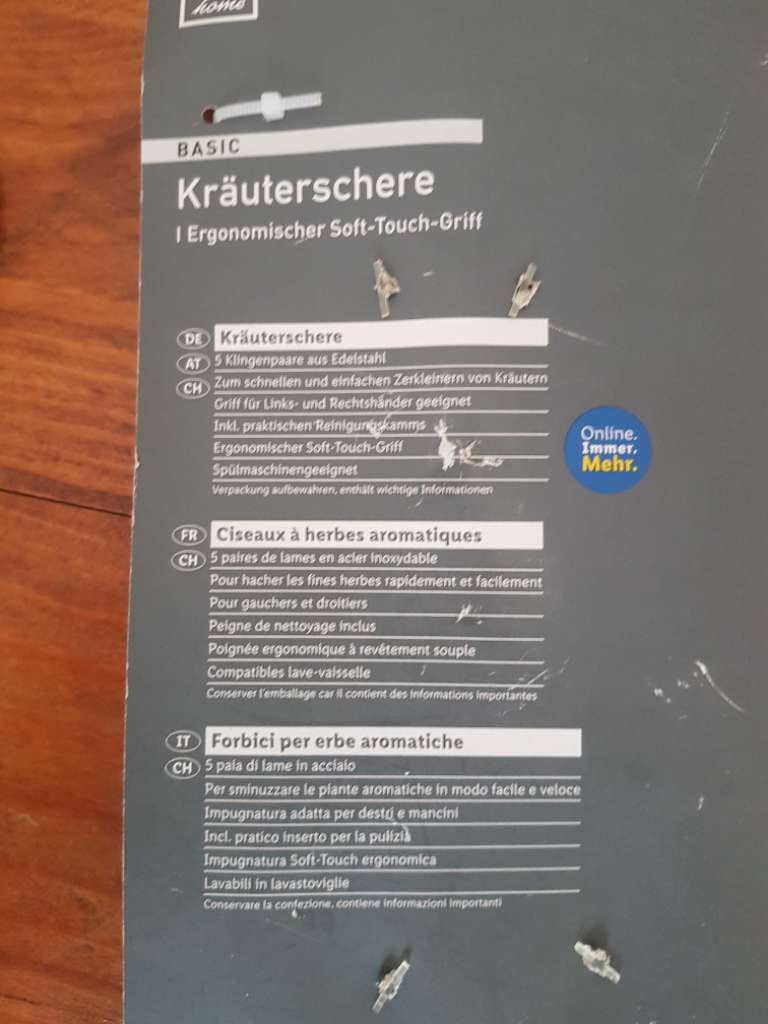 Ciseaux a herbe importer neuf