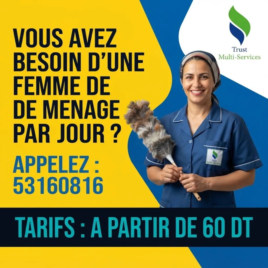 femme de menage par jour a kala sghira