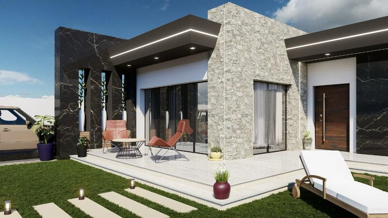 une coquette villa de plain-pied avec piscine