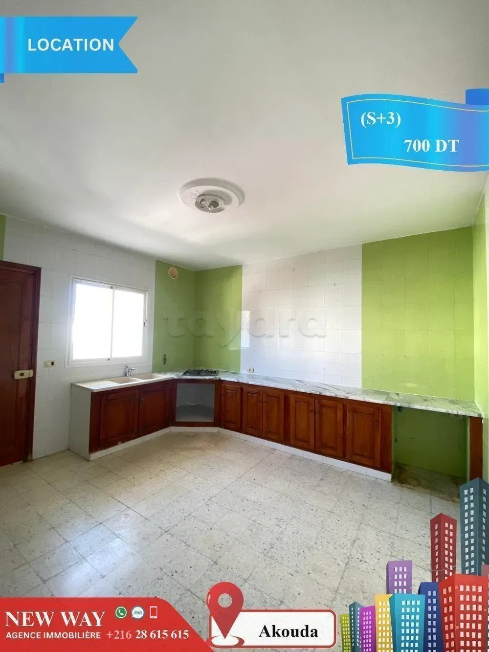 Etage de villa (S+3) à Akouda Proche de Toutes Commodités