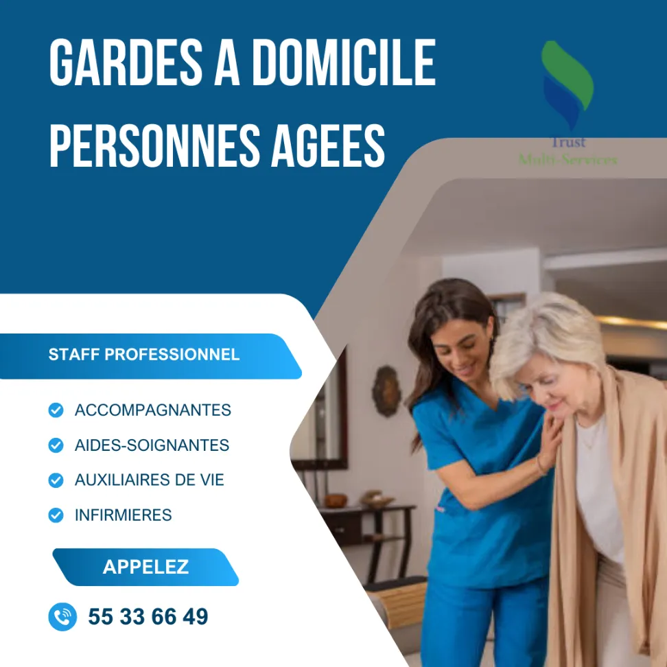 TMS PROPOSE DES GARDES PERSONNES AGEES COUCHANTES A KEF