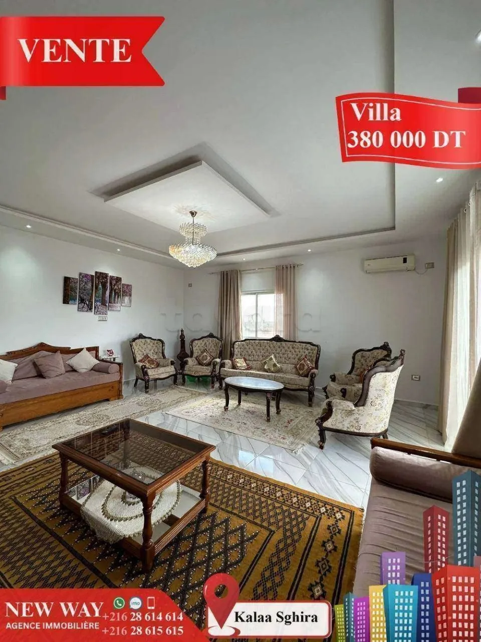 Villa Sur un Axe Principale à kalaa Sghira