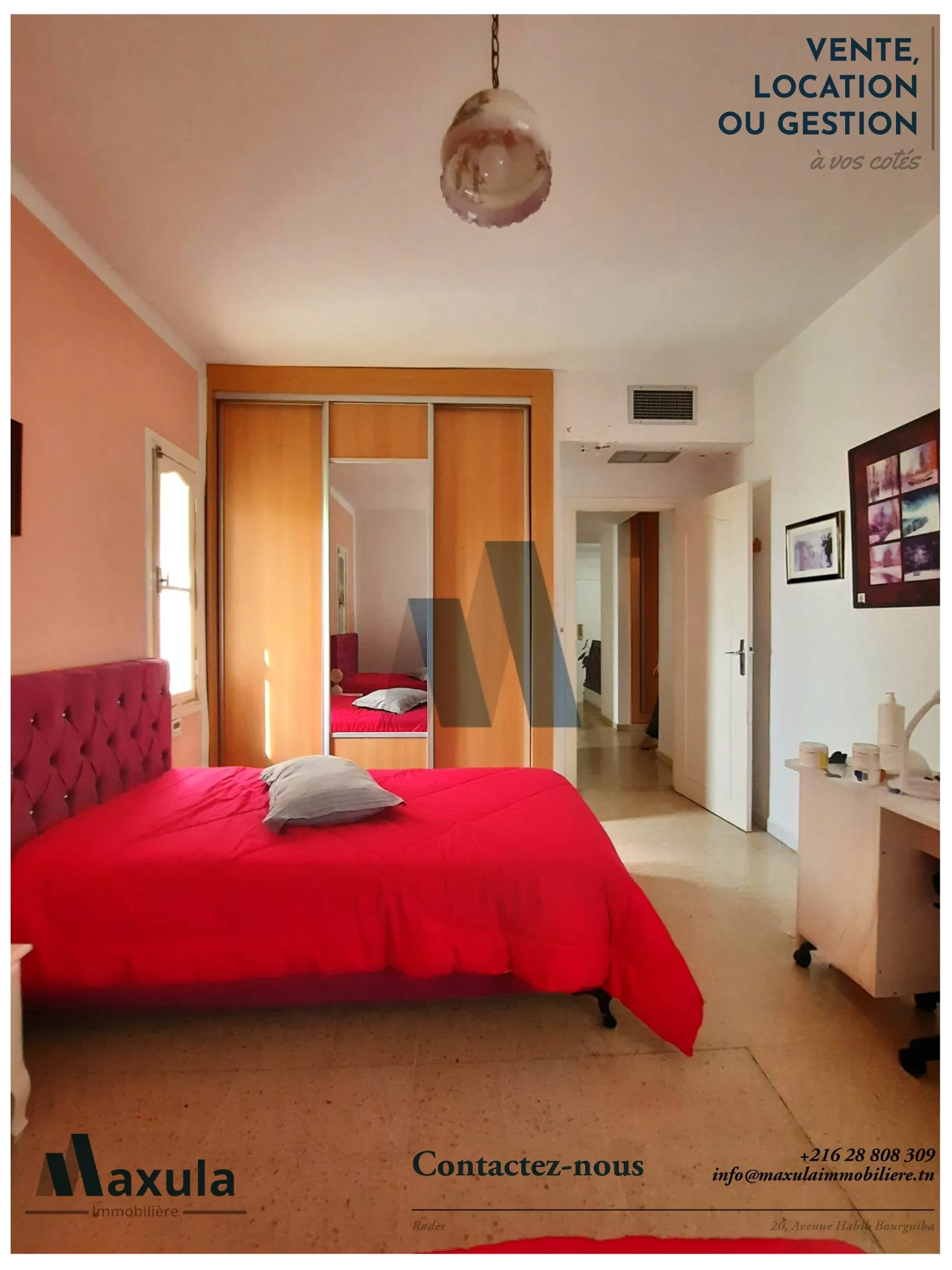 À VENDRE EXCEPTIONNELLE VILLA SUR LES HAUTEUR DE RADES MONGIL