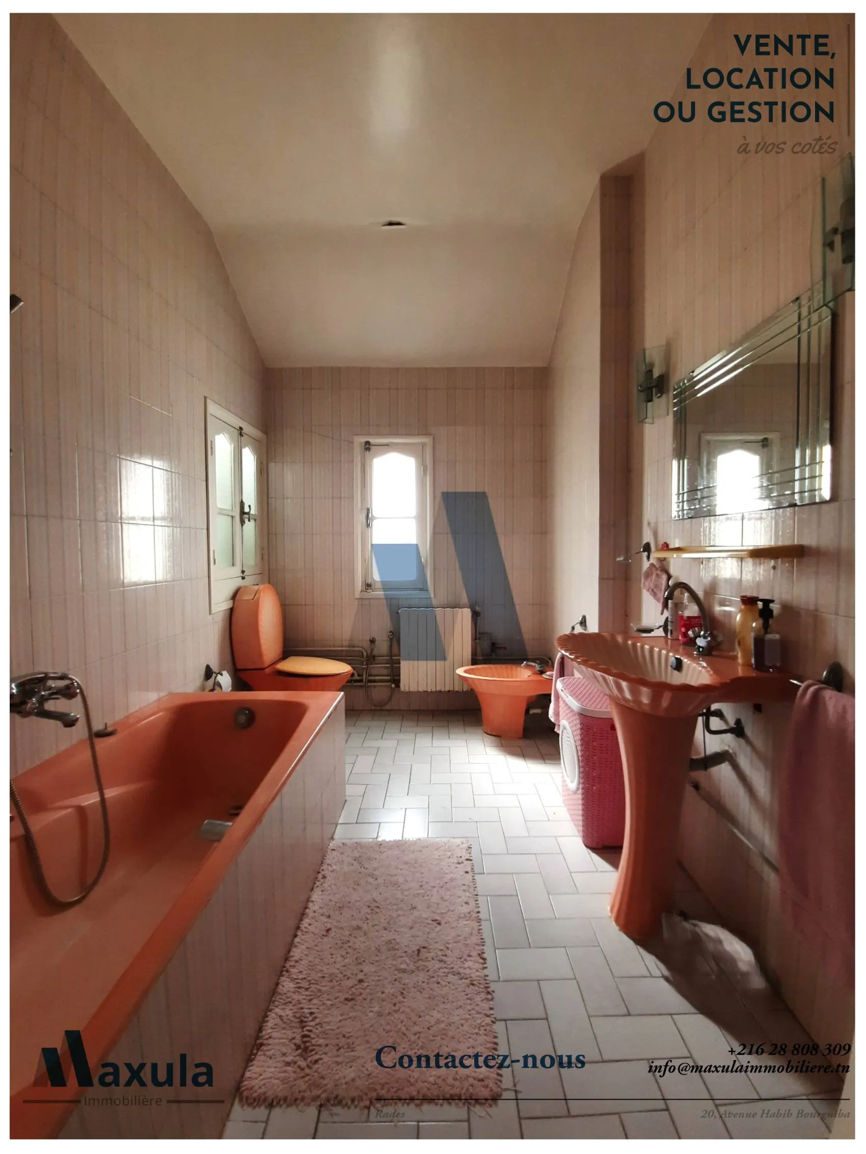 À VENDRE EXCEPTIONNELLE VILLA SUR LES HAUTEUR DE RADES MONGIL