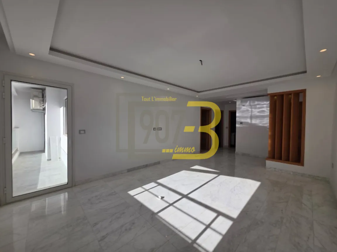 À louer :  Un appartement S+3 jamais habité à menzah 9c