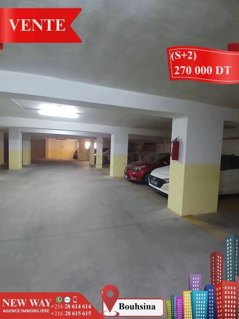 (S+2) à Bouhsina avec Place de Parking