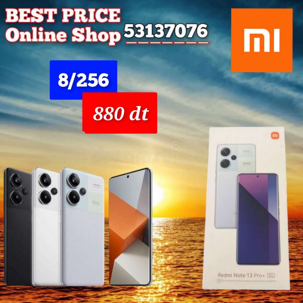 #Redmi Note 13 pro plus 5G 8/256# Cacheté Paquet fermé. Validé ☑️