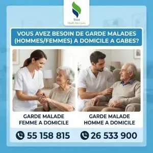 garde malade a gabes