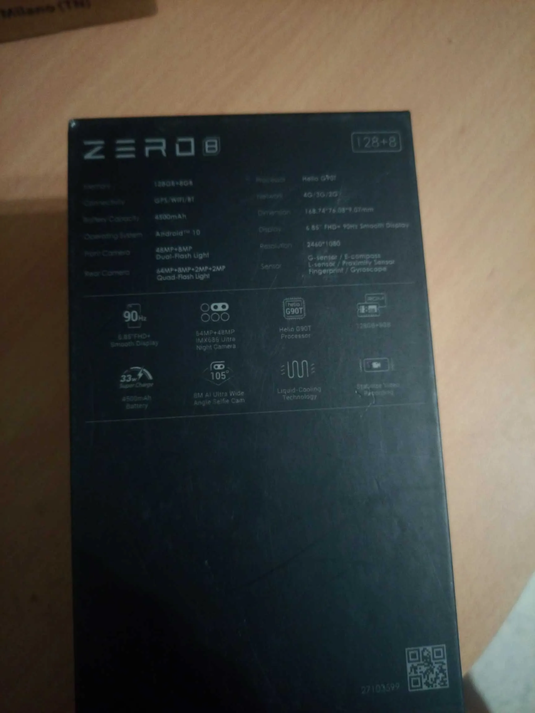 Infinix zéro 8 bon état 