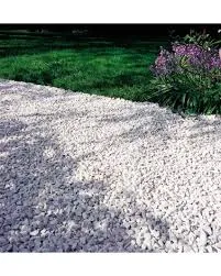 Fabrication de poudre et gravier blanc
