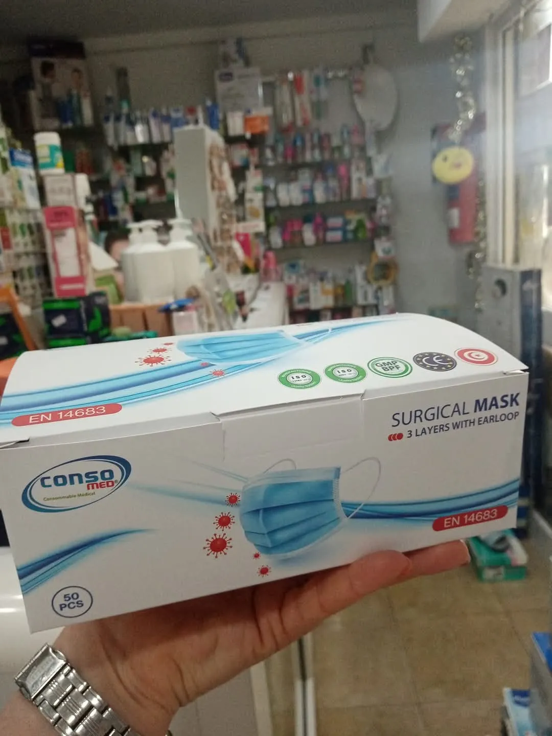 Bavette chirurgical masque 