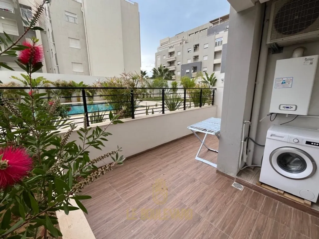 A Louer Appartement S+1 Haut Standing Avec Terrasse Située à AFH Mrezga, Nabeul 