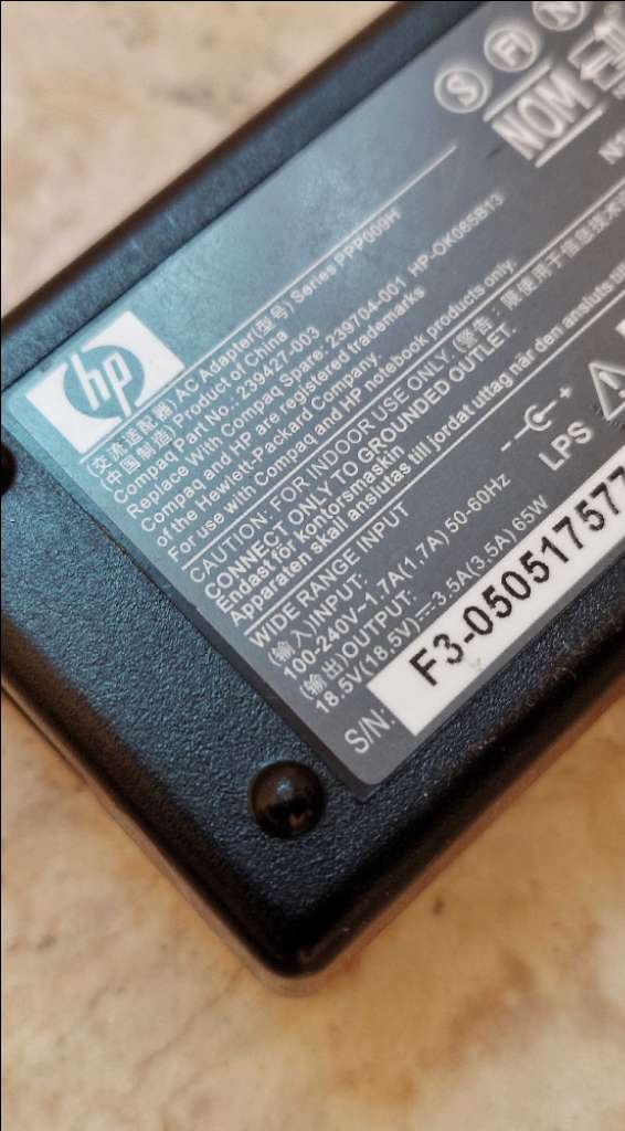 Charger HP 65W