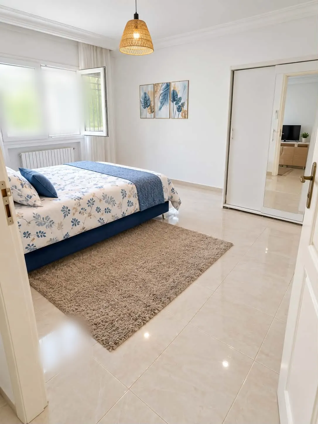 ENNASR 2 à louer RDC de Villa avec terrasse et jardin 