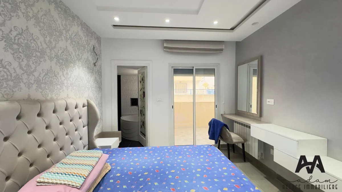 Étage de villa S+3 meublé à Neapolis, Nabeul