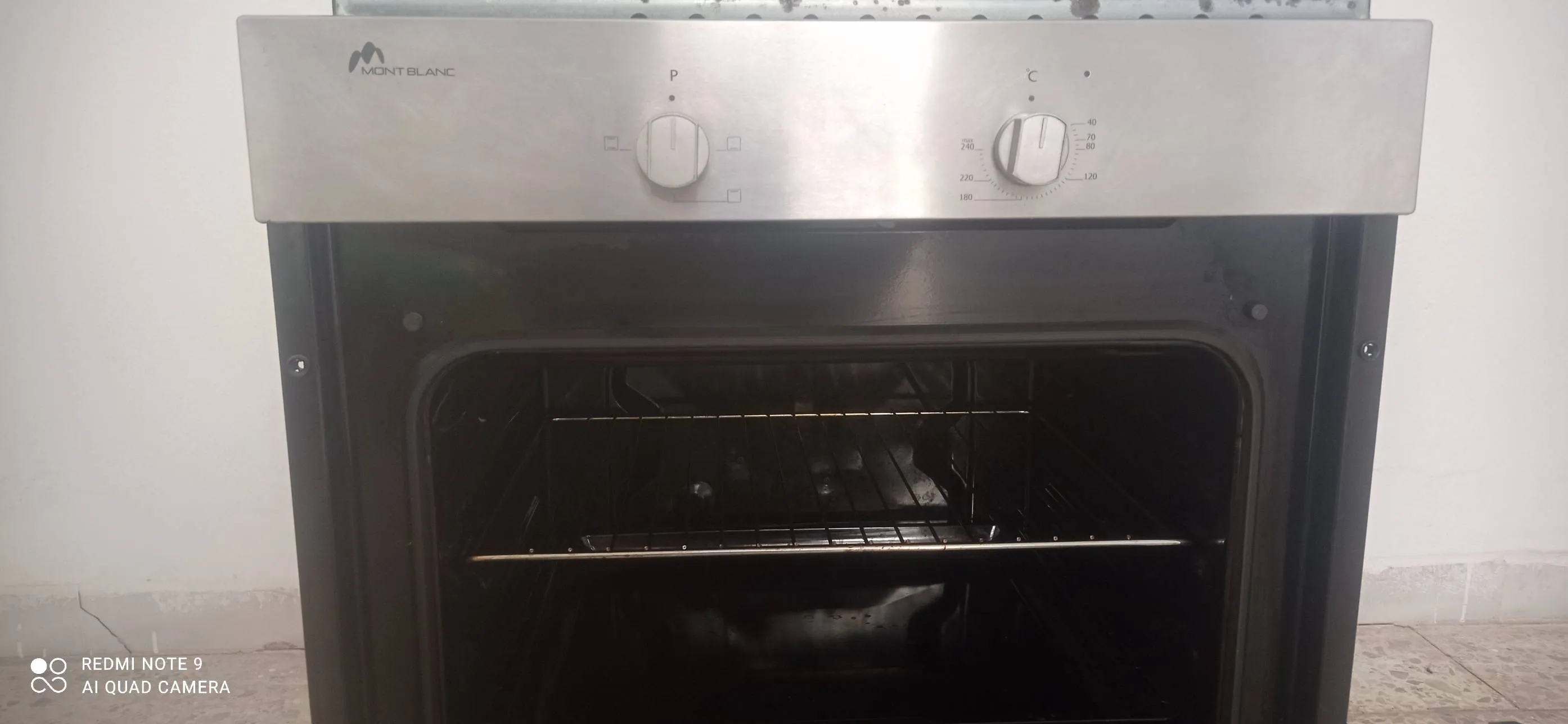 Four encastrable + plaque ( inox)