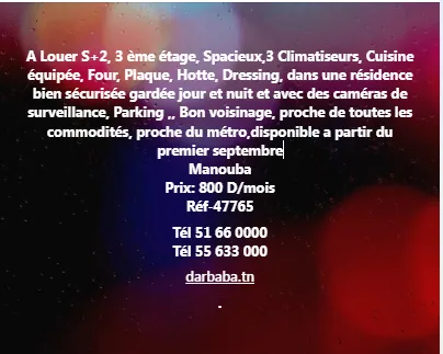 appartement a louer