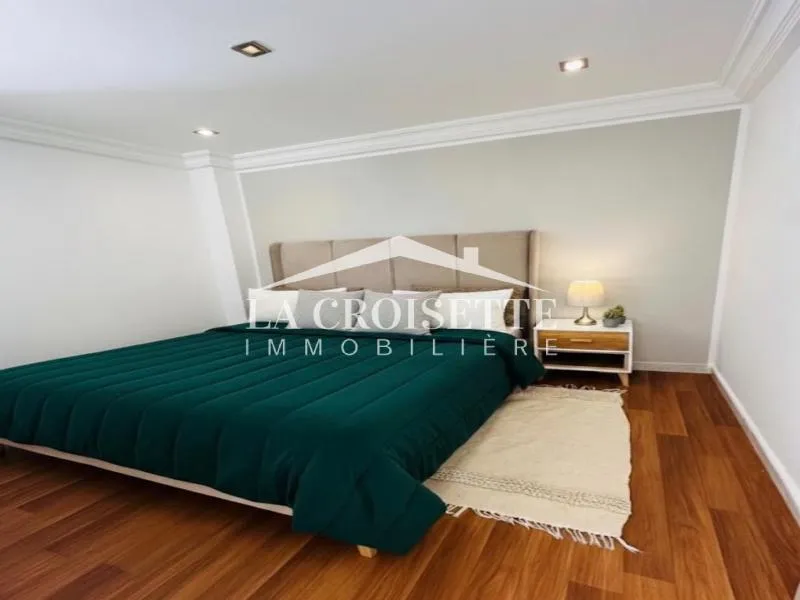 Duplex meublé S+2 avec vue sur mer à La Marsa MDL0745