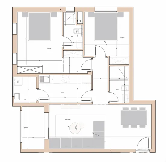 A Vendre Appartement S+2 Vue Sur Mer à AFH Mrezga, Nabeul
