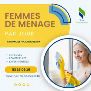 FEMME DE MENAGE PAR JOUR A AGBA