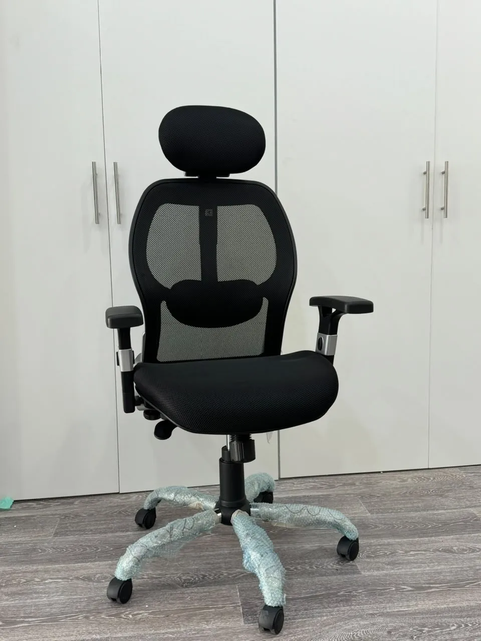 FAUTEUIL ERGONOMIQUE NEW CONFORT base chromer