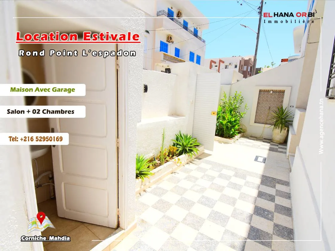 Location pour été 2025 maison proche de l’espadon avec garage