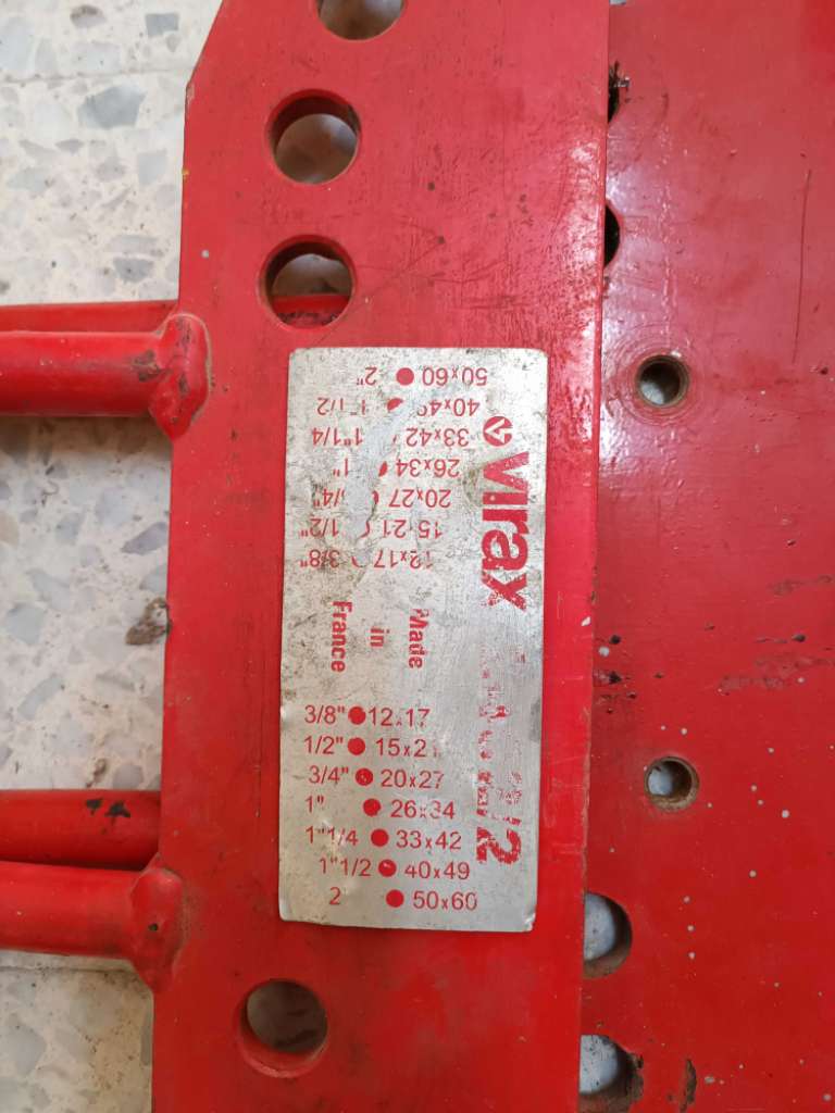 Cintreuse hydraulique VIRAX 