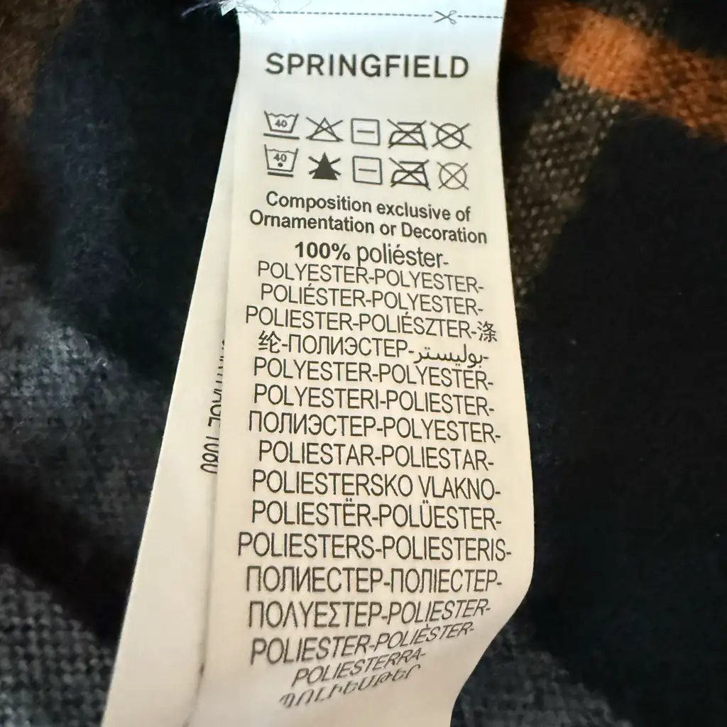 Écharpe Springfield longue à carreaux