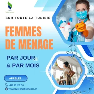 NETTOYAGE DE VILLA PAR JOUR A Gammarth