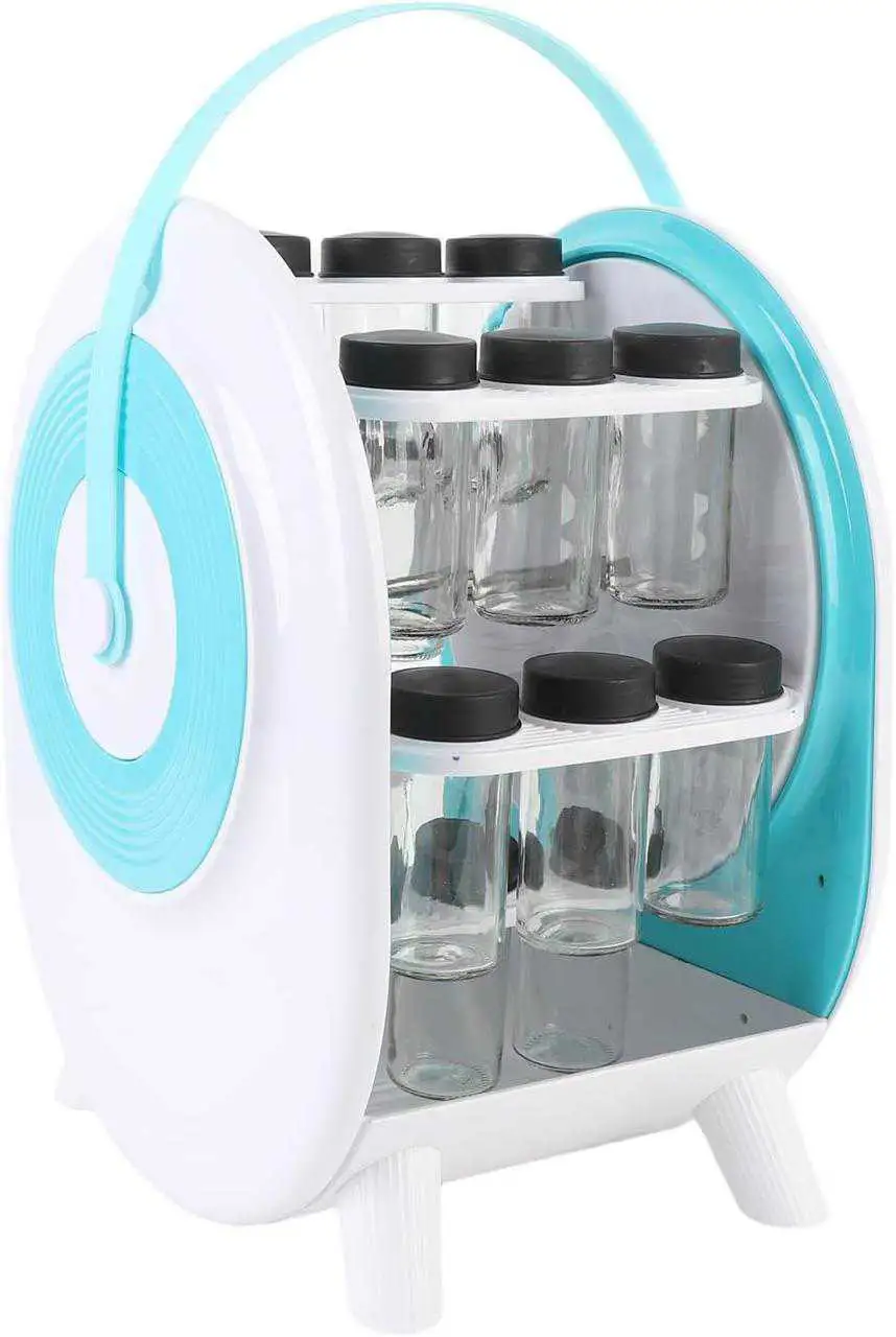Étagère de rangement rotative à 360°