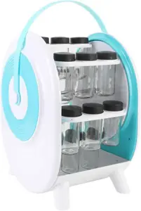 Étagère de rangement rotative à 360°