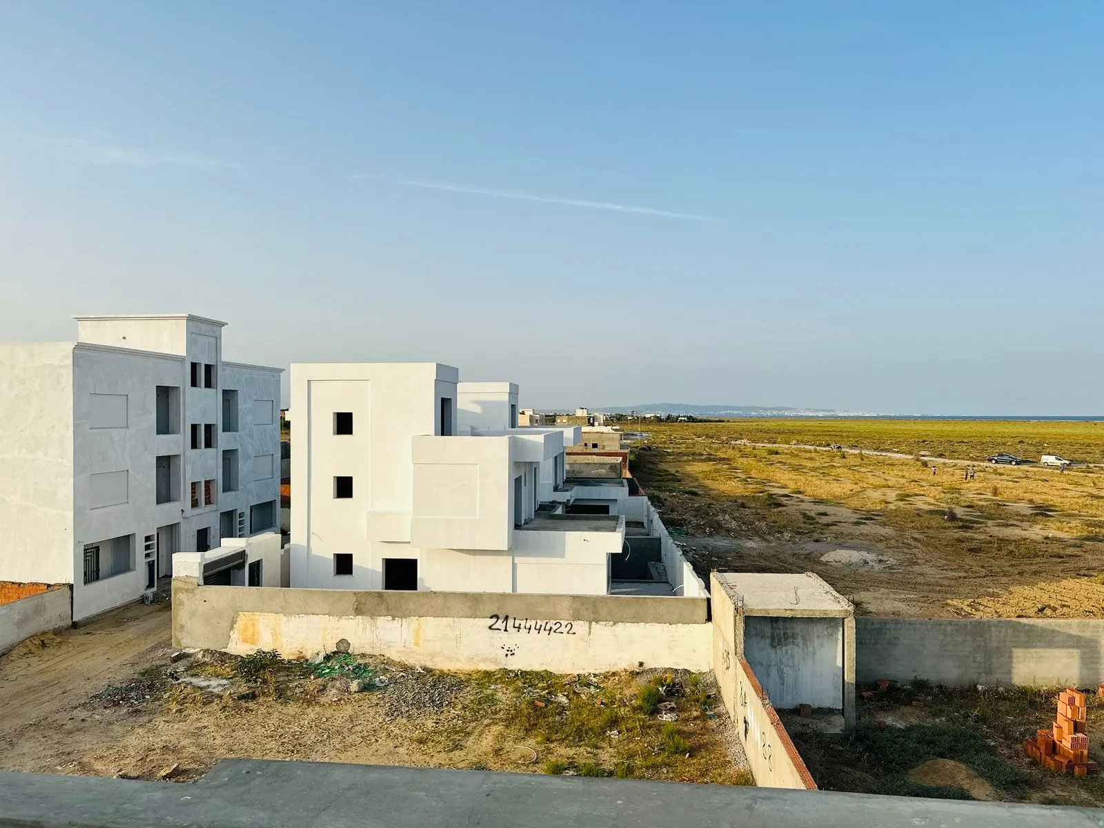 terrain 3klm de Yasmine Hammamet 650m de la mer