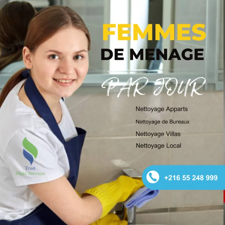 femme de ménage par jour a tunis