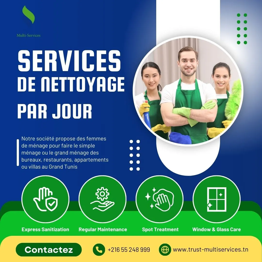 femme de ménage par jour a tunis