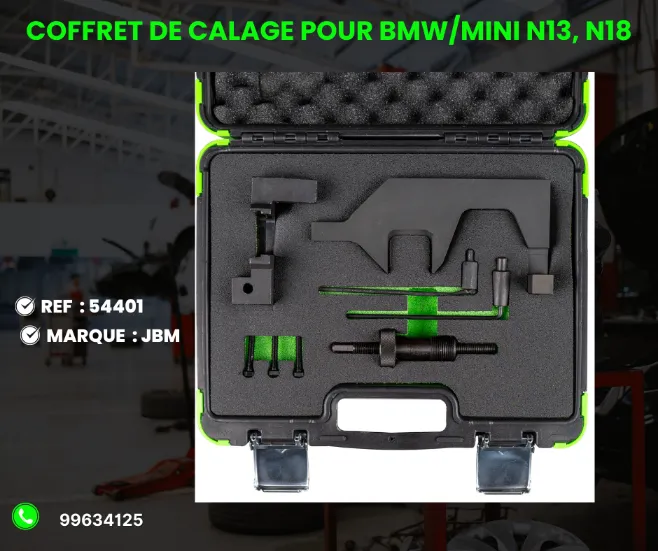 A VENDRE MATERIEL DE GARAGE REF : 54401 COFFRET DE CALAGE POUR BMW/MINI N13, N18