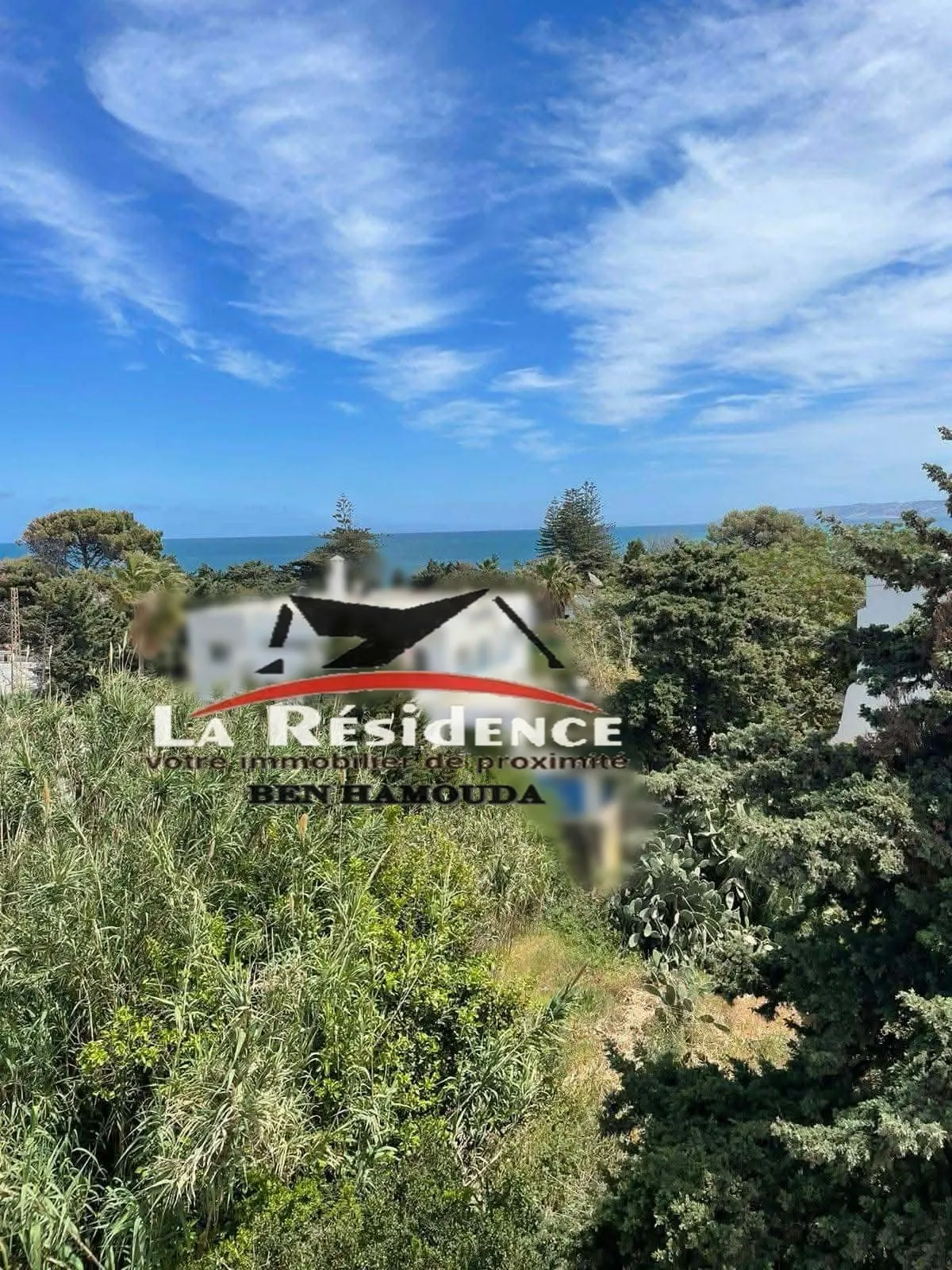 Terrain à coté de la plage Bizerte
