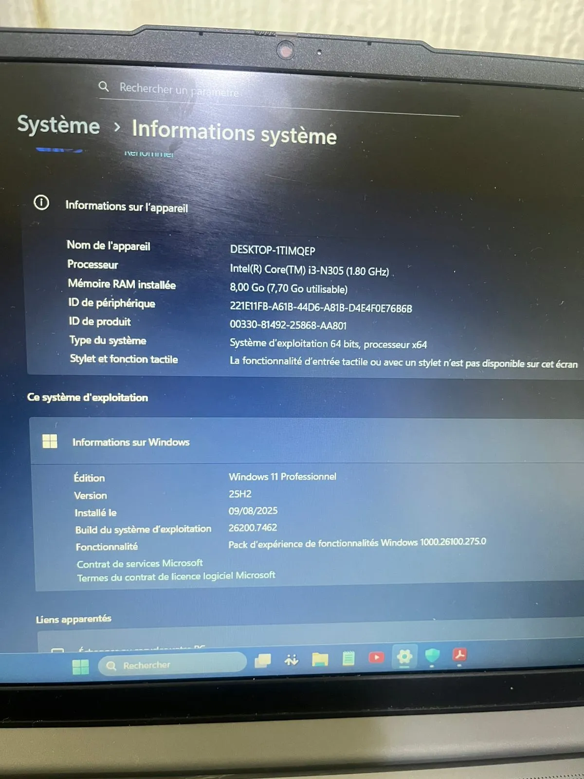 Lenovo i3 jamais utilisé A vendre