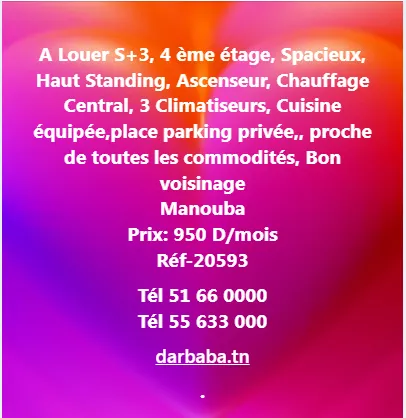 appartement a louer