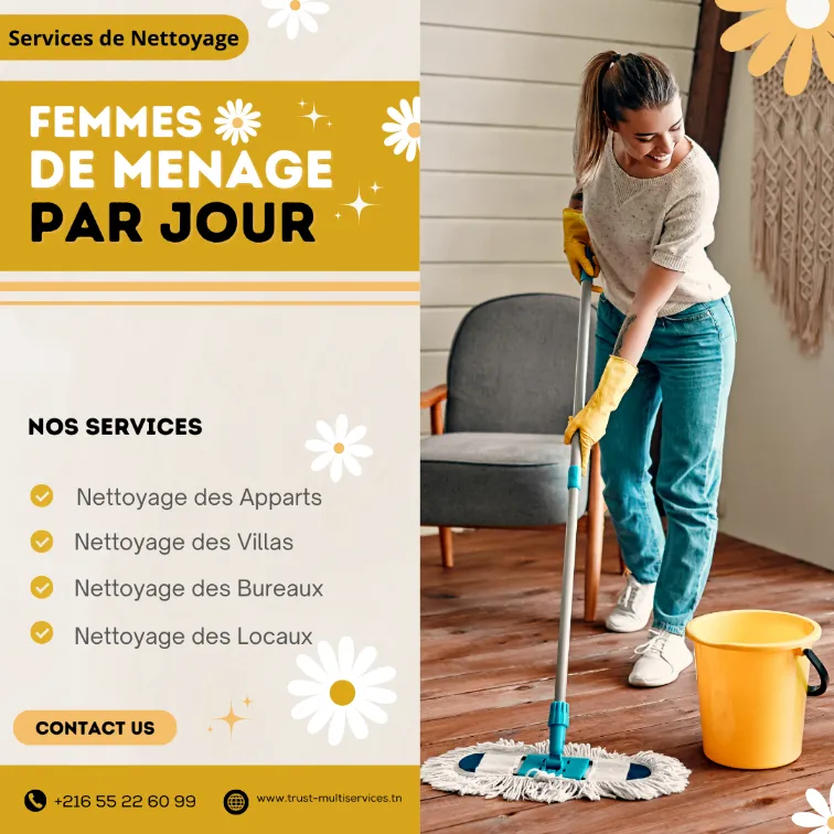 DES FEMMES DE MENAGE PAR JOUR A BELVEDERE