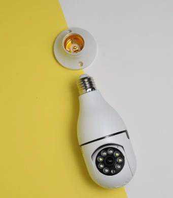Caméra de surveillance intelligente de type ampoule