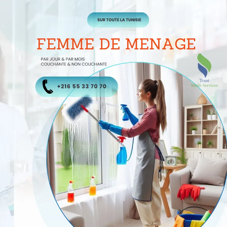 Femme de Ménage Par Jour à la Goulette