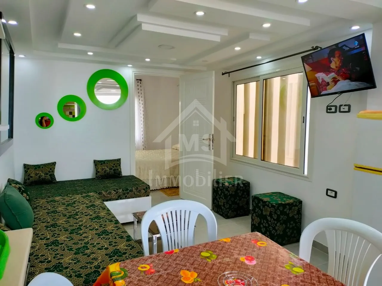 Location estivale: Appartement S+1 meublé à louer à Hammamet 51355351