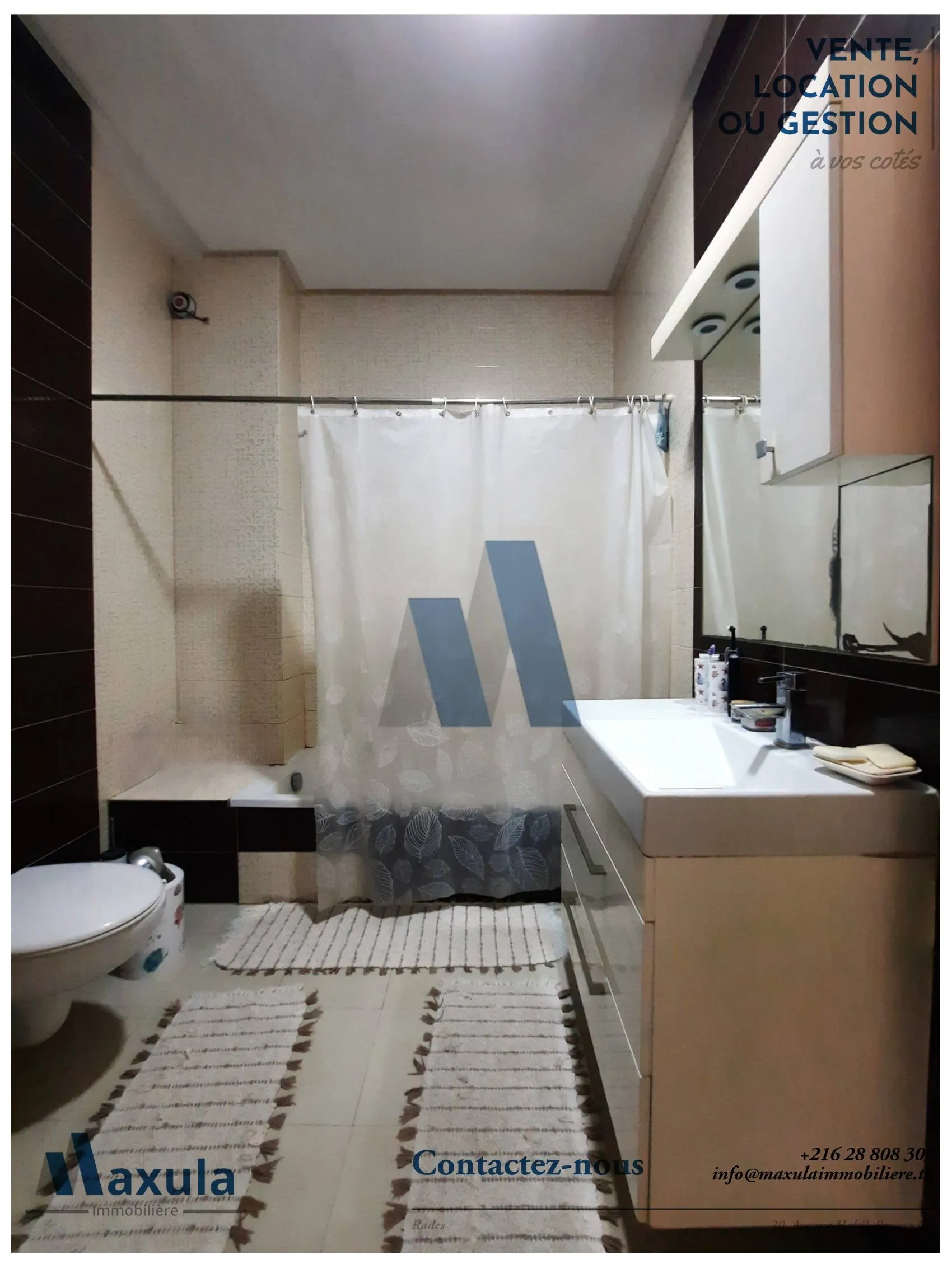 À VENDRE MAISON EN DUPLEX S+3 À RADES MELIANE 2