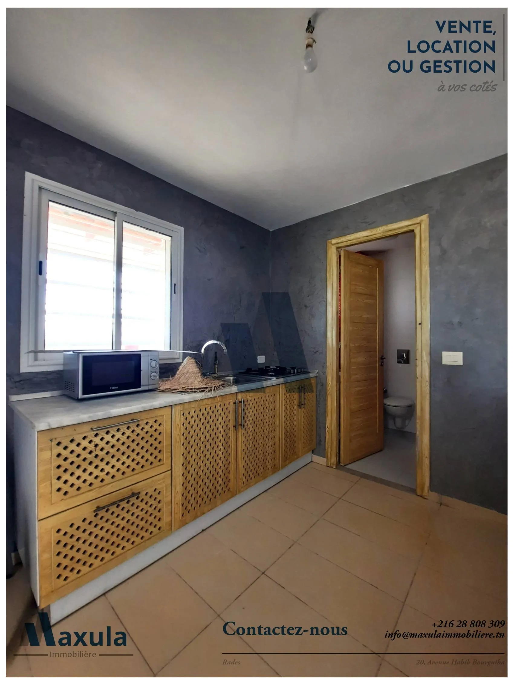 À VENDRE MAISON EN DUPLEX S+3 À RADES MELIANE 2